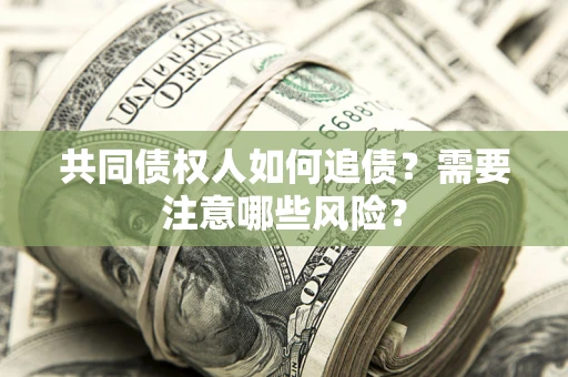 武汉共同债权人如何追债？需要注意哪些风险？