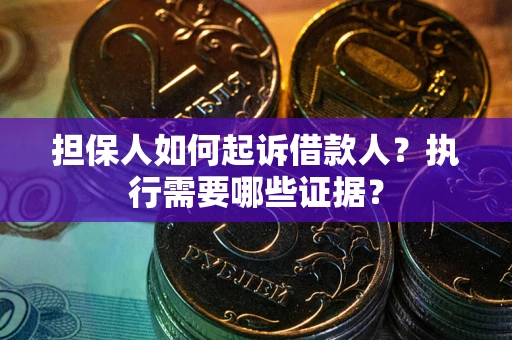 武汉担保人如何起诉借款人？执行需要哪些证据？
