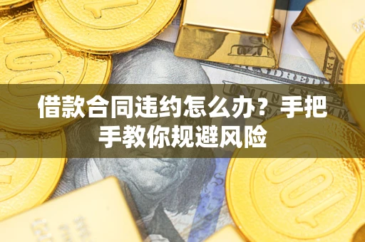 武汉借款合同违约怎么办？手把手教你规避风险