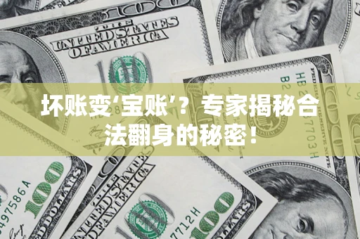 武汉坏账变‘宝账’？专家揭秘合法翻身的秘密！