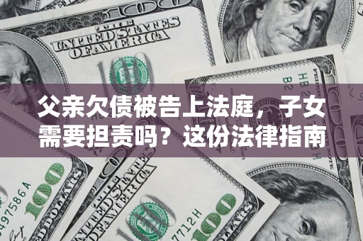 武汉父亲欠债被告上法庭，子女需要担责吗？这份法律指南必须看完