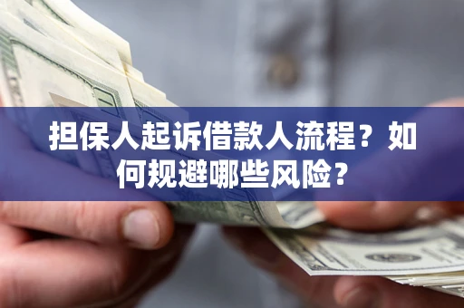 武汉担保人起诉借款人流程？如何规避哪些风险？