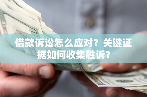 武汉借款诉讼怎么应对？关键证据如何收集胜诉？