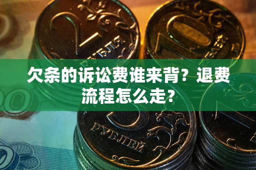 武汉欠条的诉讼费谁来背？退费流程怎么走？
